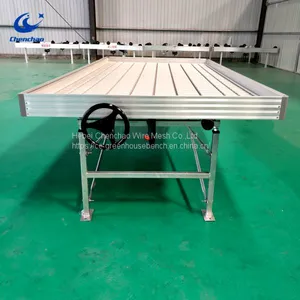 Ebb and Flow Table With High Quality Greenhouse Rolling Bench thumbnail-1
