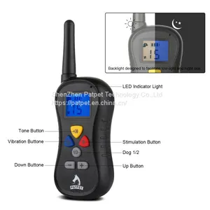 Patpet Anti Bark Shocker Waterproof Remote Electric Dog Collar thumbnail-4