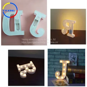 DIY Letter Symbol Sign Heart Lighting Plastic LED Marquee Letters Wedding Valentine's Day Confession Propose Marriage Party Decorations thumbnail-3