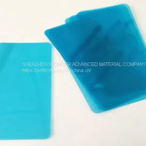 High Transparent Easy Tear Blue PET Protective Film for Mobile Phone Screen Die Cutting thumbnail-1