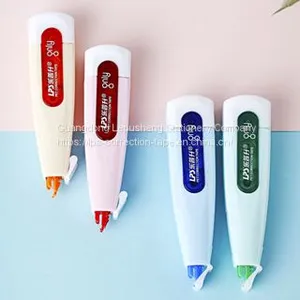 New Style Eco Friendly Stationery Refillable Correction Tape Pen thumbnail-1
