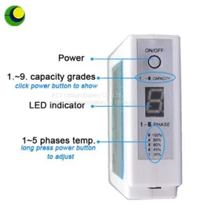 12v Brand Battery Cell Li-Ion Battery Pack Fit for Heated Jackets Clothing thumbnail-3