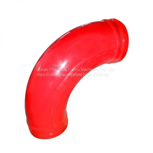 XCMG Pump Elbow SANY / Zoomlion Double Elbow Boom Tube Wear-resistant Cast Steel Elbow Pump Fitting thumbnail-1