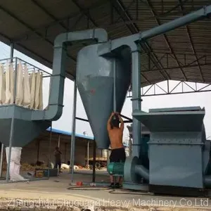 Good Quality Wood Pulverizer Shavings Bagging Machine for Sale thumbnail-3