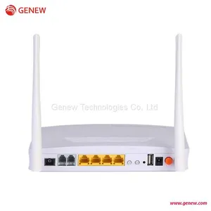 Genew FTTH FTTP Access Network Optical Terminal ONT ONU GM2104G-WE With VOIP Internet and HD Video Services thumbnail-1