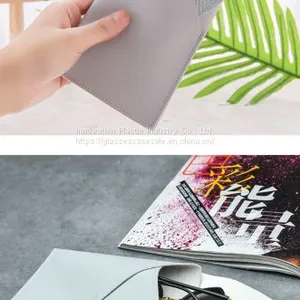 Crush-resistant and Portable Eyeglass Pouch; Simple Eyewear Holder for Sunglasses Clips thumbnail-5