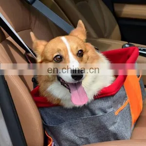 Portable Dog Car Mat Waterproof Pet Dog Car Seat Travel Pet Car Carrier Bag Seat With Safety Leash for Small Dogs Cats Puppy thumbnail-5