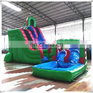 Professional Manufacturer Custom Made Used Waterslide Kids Inflatable Roaring River Water Slide For Sale thumbnail-1