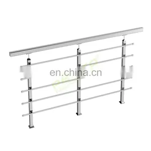 Hot Selling Stainless Steel Tube Staircase Handrail Railing Balustrades Tube Railing thumbnail-3