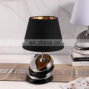 European New Design Creative Geometry Shape Modern Ceramic Lamps for Hotel Home Decor thumbnail-1