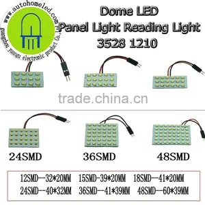 Dome LED Bulb Lamp for Car Interior With T10 Festoon Ba9s Connector 3528 1210 SMD thumbnail-1