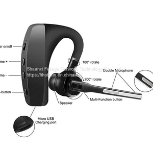 Hotrain E7 Business Black Single Waterproof Bluetooth V4.2 TWS Wireless Stereo Surround Supra-aural Earphone With Microphone thumbnail-4
