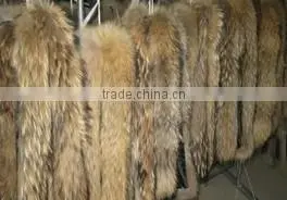 Wholesale Real Raccoon Fur Trim for Hood thumbnail-1