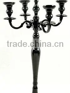 Black Brass Decorative Candelabra For Wedding And Parties thumbnail-3