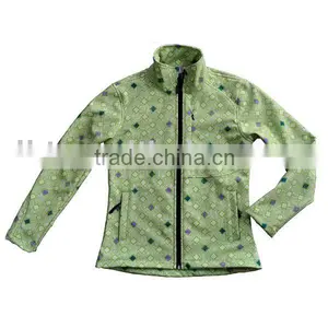 Printed Ladies Softshell Jacket,sports Jacket and Outdoor Clothing for Outdoor Activities thumbnail-1