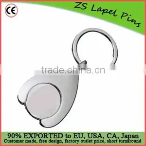 Blank Trolley Coin Keyring thumbnail-1