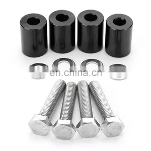 Universal Aluminum 6mm for Billet Hood Riser Kits Turbo Engine Motor Swap Spacer Riser thumbnail-5