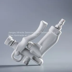 PP Air Water Spray Gun for Use in High Purity Corrosive Chemical Applications thumbnail-1