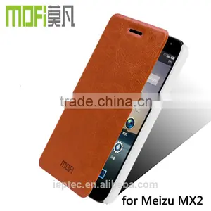 2016 MOFi Case Handset Coque Housing for Meizu MX2, Funda Celular Flip Leather Back Cover for Meizu MX2 thumbnail-1