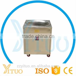 Hot Sale Thailand Single Pan Fried Ice Cream Rolled Making Machine With Secop or Panasonic Compressor Ice Cream Making Machine thumbnail-5
