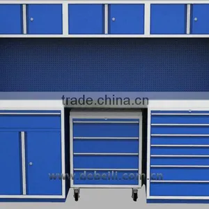 Metal Box With Workbench,Tool Storage Cabinet AX-ZHG0068-BL thumbnail-1