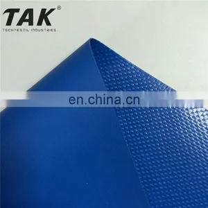 700gsm Korean Vinyl Coated Polyester PVC Tarpaulin Fabric Roll Material Stock thumbnail-5