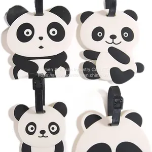 Luggage Tags Silicone Panda Suitcase Tags Suitcase Identifier Travel Tags thumbnail-1
