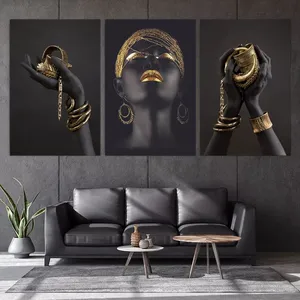 Wholesale Oil Paintings of African American Art Deco Figures thumbnail-1