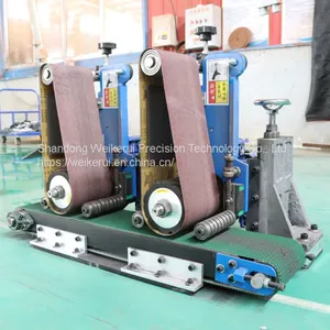 A Well Made Industrial Grade Fully Automatic Flat Polishing Belt Grinder Machine thumbnail-3