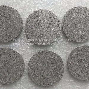 1mm Thickness Titanium Sintered Metal Porous Filter Plate thumbnail-4