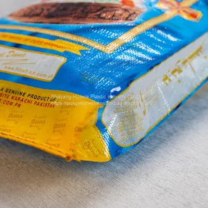 Factory BOPP Lamination PP Woven Bags Customized Rice Bags 50 kg and 100kg Polypropylene Rice Bags in Rolls thumbnail-3