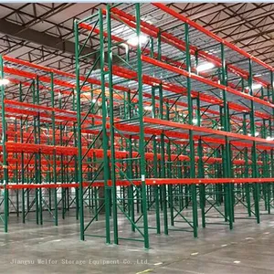 American Type Industrial Warehouse Storage Heavy Duty Teardrop Pallet Racking thumbnail-5