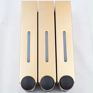 Manual Liquid Shampoo Soap Dispenser Hotel Bathroom Hand Soap Dispenser Wall Mounted Stainless Steel Soap Dispenser thumbnail-2