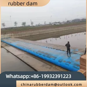 Gas Shield Dam Shield Gate Slope Inflatable Flood Control Dam Hydraulic Landscape Dam Casting Can be Customized thumbnail-1