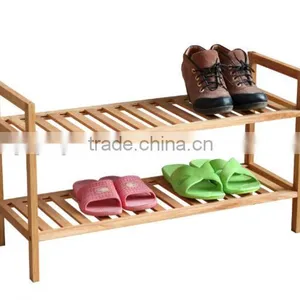 FSC Portable Wood Shoe Rack thumbnail-1
