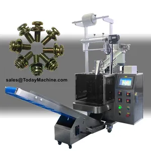 Automatic Bolt Nuts Nails Fasteners Screw Vibrating Plate Counting Sealing Packing Machine thumbnail-1