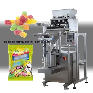 Automatic Bag Packing Machine Linear Weigher for Wolfberry Beans Seeds Peanuts Grains Crisps thumbnail-3