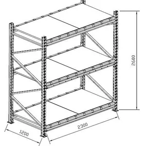 Stacking Pallet Racking Steel Shelf Tire Storage Rack thumbnail-4