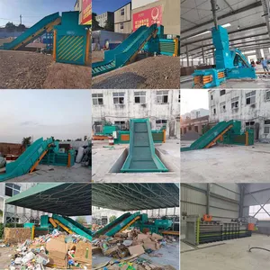 Waste Plastic Film Compression Baler, Waste Plastic Bottle Baler thumbnail-4