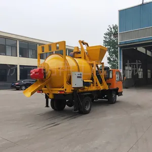 Traction Road-building Asphalt Frying Equipment, Waste Milling Material Recycling Mixer, 1-cubic-meter Asphalt Heating and Mixing Tank thumbnail-3