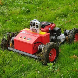 Cut Grass Machine Petrol Lawn Mower Crawler Lawn Mower Agricultural Flail Lawn Mower Portable Robot Lawn Mower Vigorun thumbnail-2