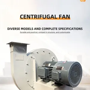 9-26 High Pressure Centrifugal Fan Strong Static Pressure For Long Duct Sandblasting Material Conveying Air Slide Aeration Equipment thumbnail-1