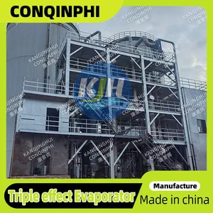 Automatic Multi-effect Evaporation Crystallization Machine With MVR Compressor 500L/H Capacity thumbnail-2