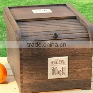 Homemade 10kg Wooden Box for Rice thumbnail-1