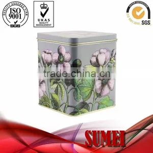 Metal Square Tin Box thumbnail-1