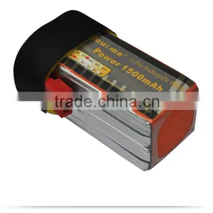 You&Me 4S 14.8V 1500mAh 25C Rechargeable Lithium Polymer Battery For Quadcopters RC Models thumbnail-5