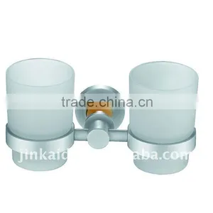 Aluminum Bathroom Accessory Double Tumbler Holder L0101-2 thumbnail-1