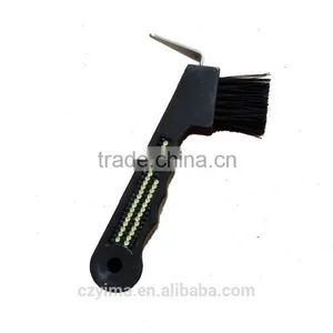 New Designed Bling Horse Hoof Pick With Green Black Rhinestones thumbnail-1