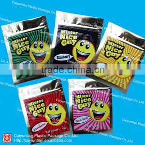 3g 10g Mister Nice Guy Aluminum Foil Herbal Incense Bag thumbnail-1