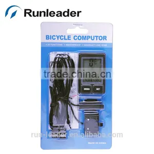Bicycle Computer Stopwatch for Mountain Bike Sport Exrecise Stopwatch Green Backlight LCD Speedomete thumbnail-4